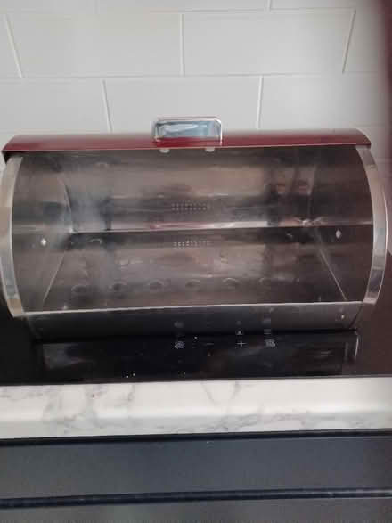 Photo of free Red Bread Bin (Parkwood Rainham ME8) #2