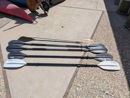 Photo of free Kayak paddles (Gilroy (3rd and Wren Area)) #1
