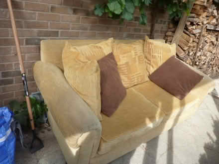 Photo of free 3 seater sofa (Whitcott nr Clun SY78) #1
