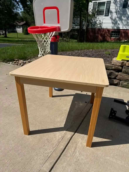 Photo of free Wooden Square Kids Table (McCandless) #2