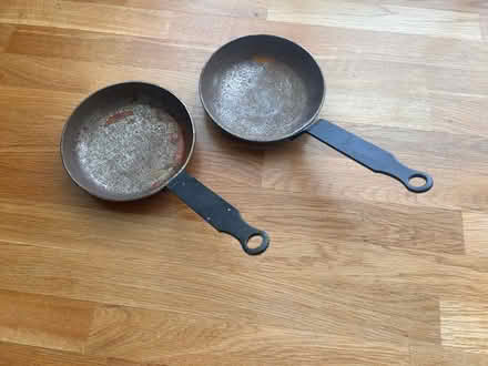 Photo of free Cast iron mini skillets x 2 (MK7, Wavendon Gate) #2