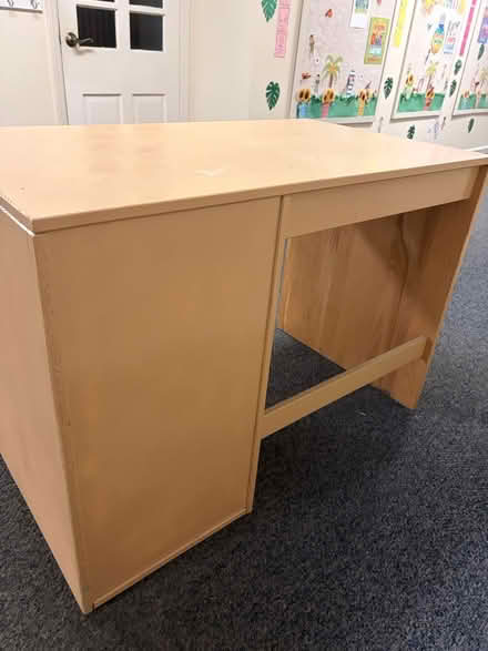 Photo of free Wood desk (North Plainfield) #2