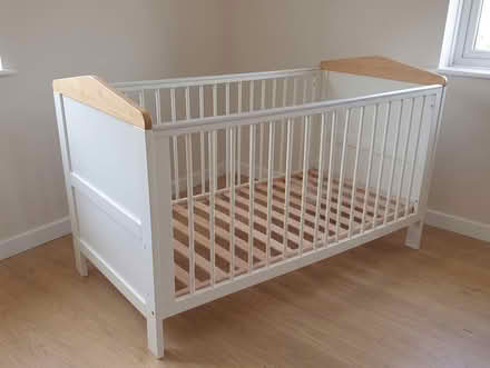 Photo of free Child's wooden cot-bed (Chesham HP5) #2