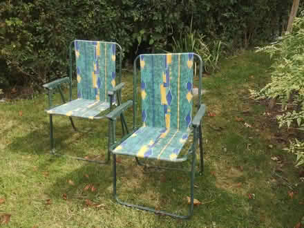 Photo of free 2 Folding Garden Chairs (Ringmer BN8) #1