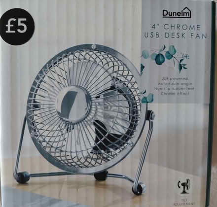 Photo of free Dunelm 4" USB Desk Fan (Sale M33) #1