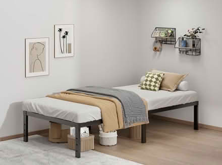 Photo of free Twin Size Metal Bed Frame (Pleasanton (Del Prado)) #2