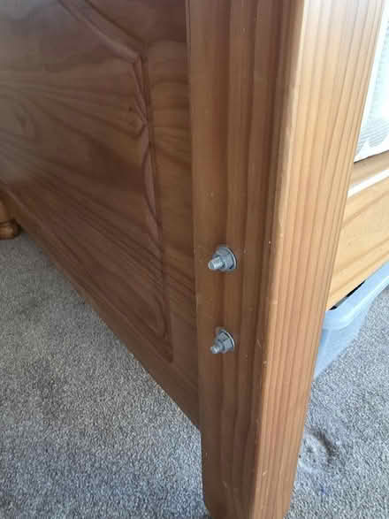 Photo of free Single pine bed frame (Far Bletchley MK3) #2