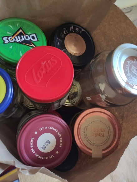 Photo of free 14 glass jars with lids (Marsh LA1) #1