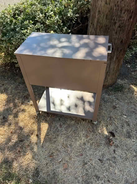 Photo of free File cabinet with sliding cover (Ballard) #1