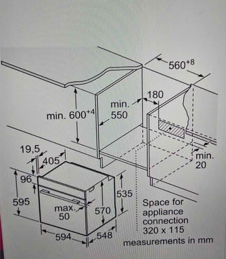 Photo of free Built in Oven Bosch (Mosborough S20) #3