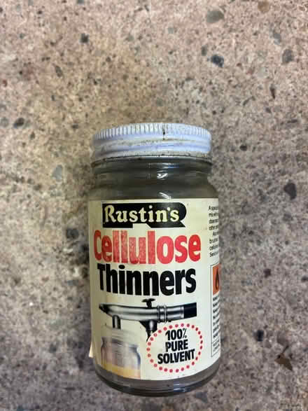 Photo of free Rustin’s cellolose thinners 100% pure solvent (Great Boughton CH3) #1