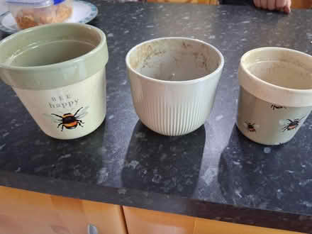 Photo of free Set of 3 small plant pots (Titchfield Common PO14) #1