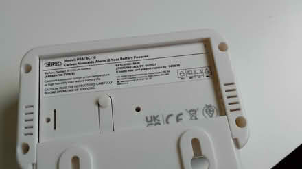 Photo of free Portable carbon monoxide alarm (mitchams corner CB4) #2