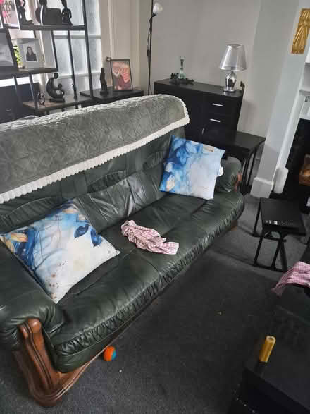 Photo of free Leather 3 piece suite (Birkenhead) #1