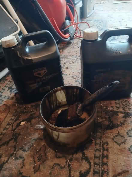 Photo of free Two tubs of Dark Brown Creocote/Creotec (Blakenall WS3) #1