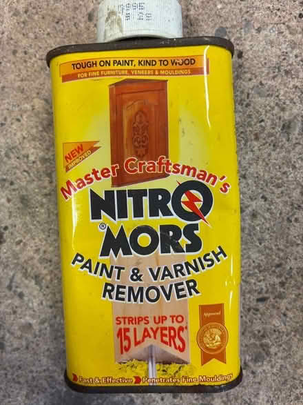 Photo of free Nitromors paint and varnish remover (Great Boughton CH3) #1