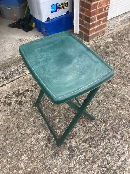Photo of free Folding plastic garden table (Willingdon BN22) #1