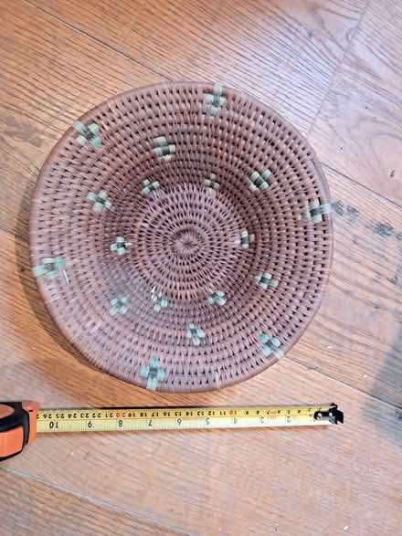Photo of free Wicker basket bowl (OX25, Weston on the green) #1