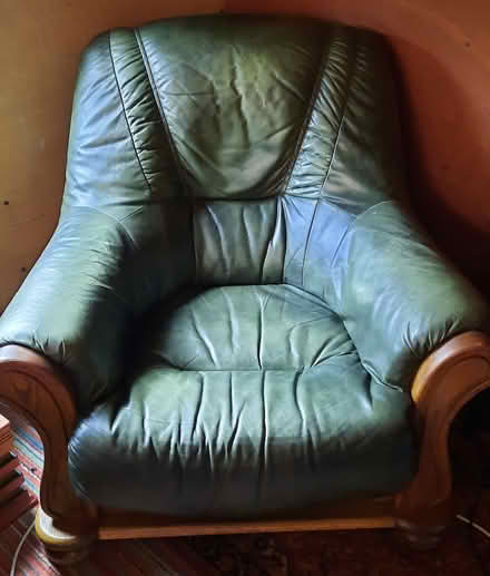 Photo of free Leather armchair (Farlow DY14) #2