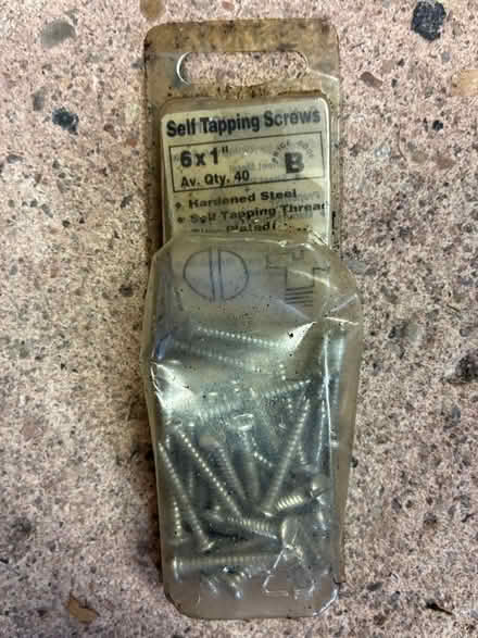 Photo of free 1 inch self tapping screws (Great Boughton CH3) #1
