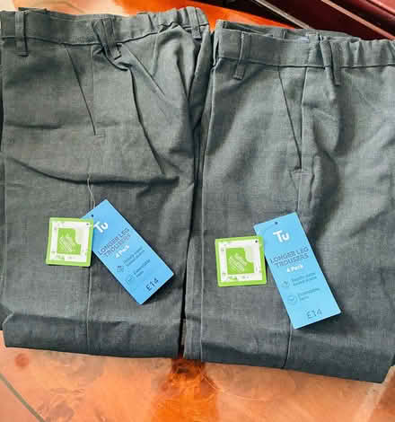Photo of free Boys grey school trousers BNWT (Walthamstow E17) #1
