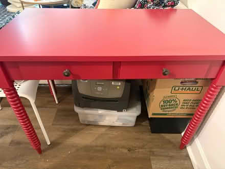 Photo of free Red desk (Reed-Cooke (near AdMo)) #1