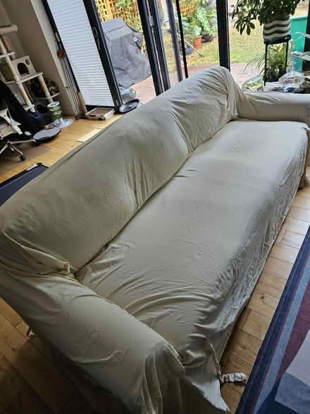 Photo of free Sofa cover (beige) (NW6) #1