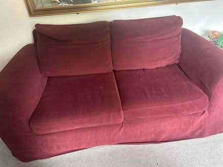Photo of free Red sofa bed (Ecclesall S11) #1