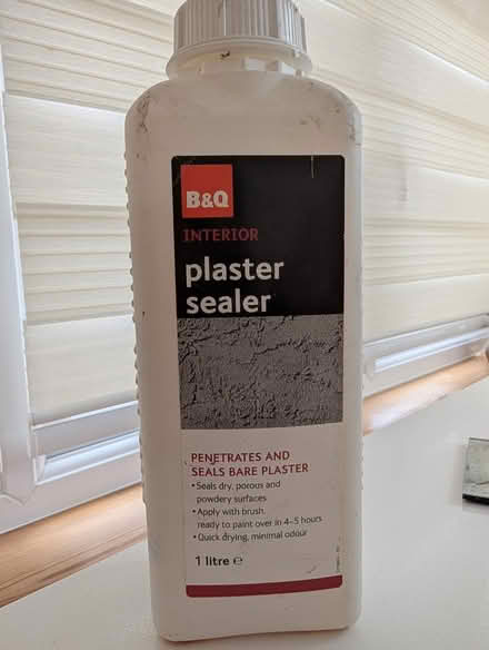 Photo of free B&Q plaster sealer (Welling, DA16 3) #1
