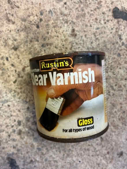 Photo of free Clear gloss varnish (Great Boughton CH3) #1