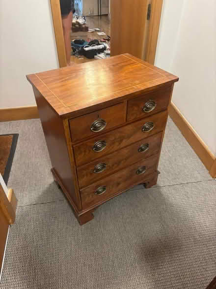 Photo of free Wooden chest of drawers (Battersea SW11) #1