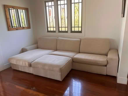 Photo of free Ikea 3-seat sofa with longue (Bardon) #1