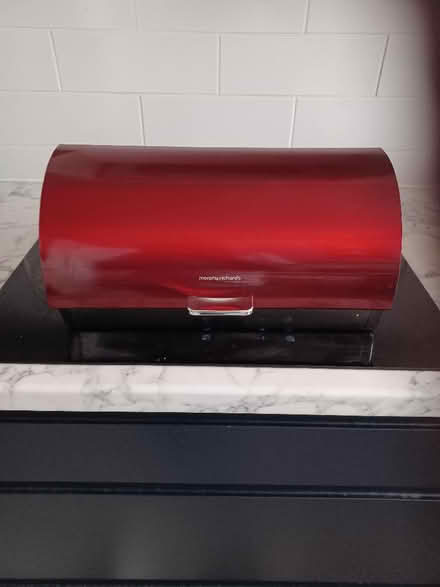 Photo of free Red Bread Bin (Parkwood Rainham ME8) #1