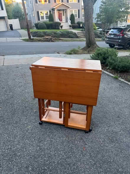 Photo of free Compact Table and Stools (Watertown) #2