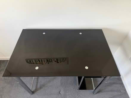Photo of free Stainless steel and glass desk (Wookey BA5) #1