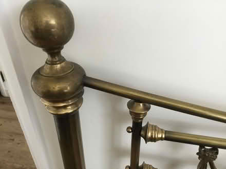 Photo of free Brass headboard (East Preston) #2