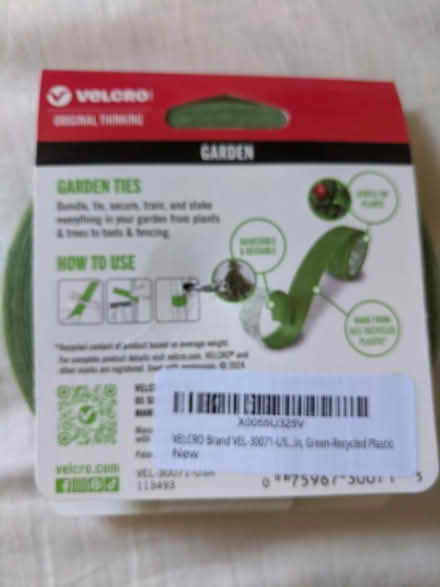 Photo of free 50' new Plant Ties (green Velcro) (Ann Arbor near Hillside Terr.) #2