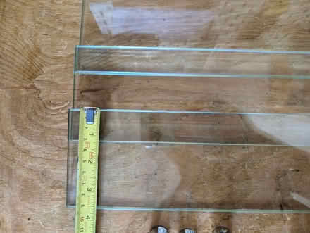 Photo of free 3 x Glass shelves with fixings (Berkhamsted HP4) #1