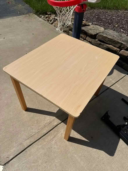 Photo of free Wooden Square Kids Table (McCandless) #1