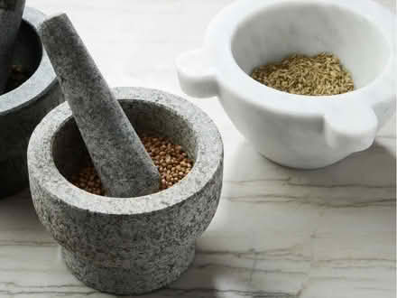 Photo of granite or marble mortar and pestle (San Jose CA) #1