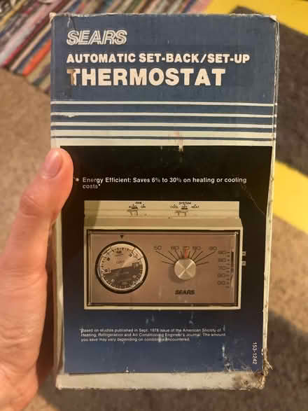 Photo of free Old school thermostat (Royal Oak, MI) #1