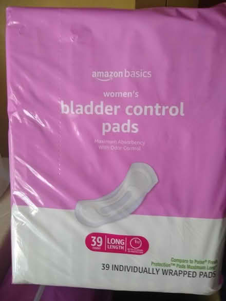 Photo of free Women's bladder control pads (Saratoga) #1