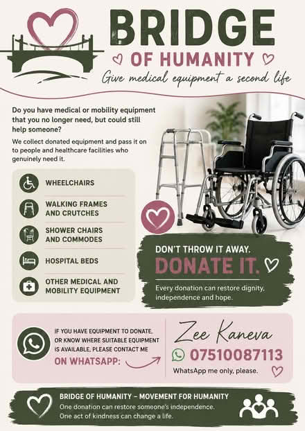 Photo of Wheelchair or any medical equipment (Enfield EN2) #1