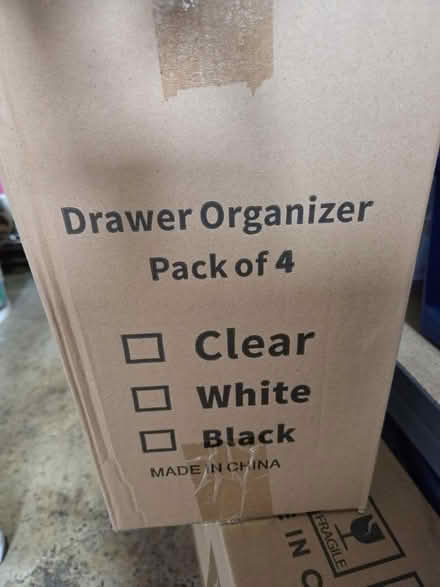 Photo of free Pack of 4 clear organizer boxes (North Sunnyvale) #4