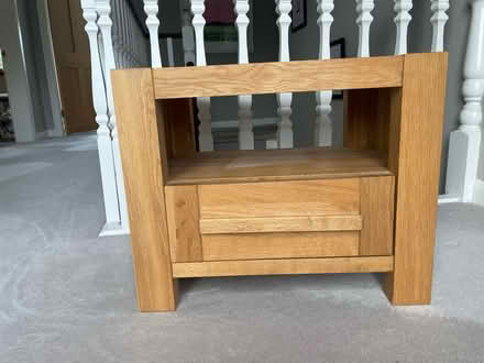 Photo of free Solid oak side table (S17 Dore) #1