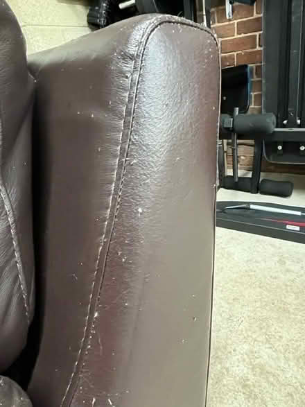 Photo of free Brown leather armchair (Harrogate HG2) #4