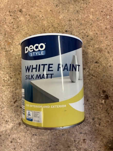 Photo of free 0.75l White silk Matt paint (Great Boughton CH3) #1
