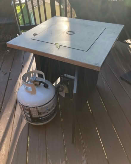 Photo of free Outdoor Fireplace and Propane Tank (01913) #1