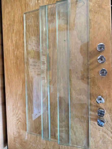 Photo of free 3 x Glass shelves with fixings (Berkhamsted HP4) #3