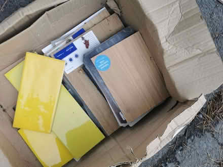 Photo of free Assortment of tile and worktop samples (Skelsmergh LA8) #2
